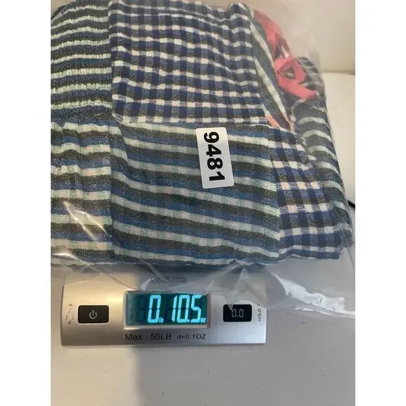 Maeve Dress Women's 10 Gingham One Shoulder Tie Stripe Anthropologie NWT - Picture 12 of 12